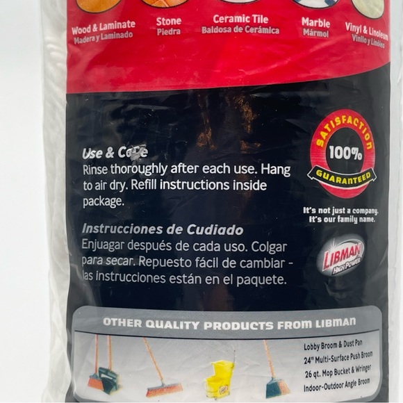 Libman BIG Tornado Mop HEAD REPLACEMENT Self Wringing Twist 00989 989 - Picture 9 of 10